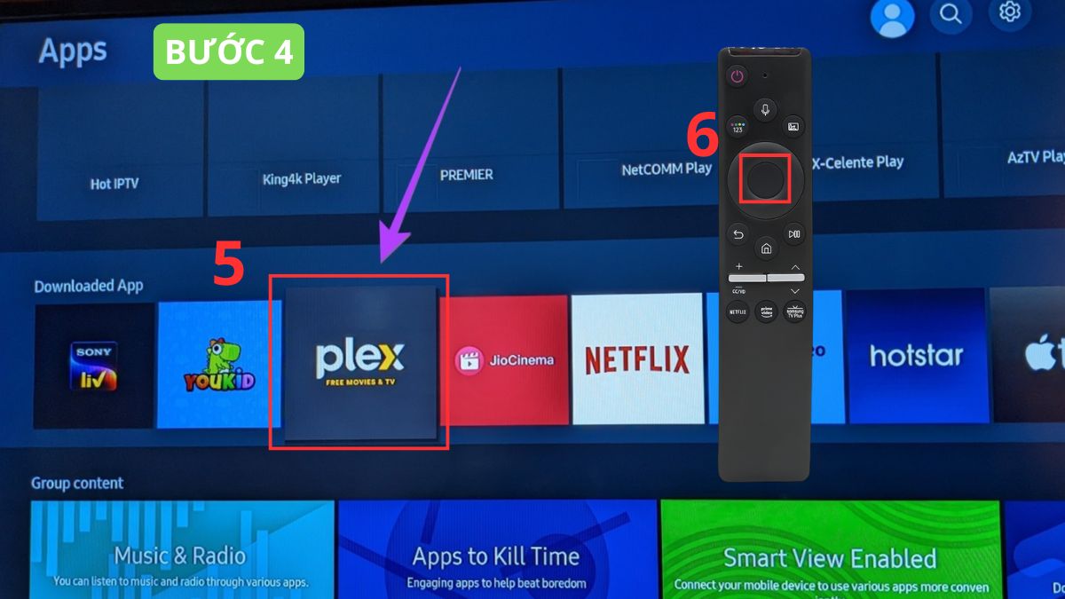 Cách xóa ứng dụng trên tivi Samsung chuẩn bước 4