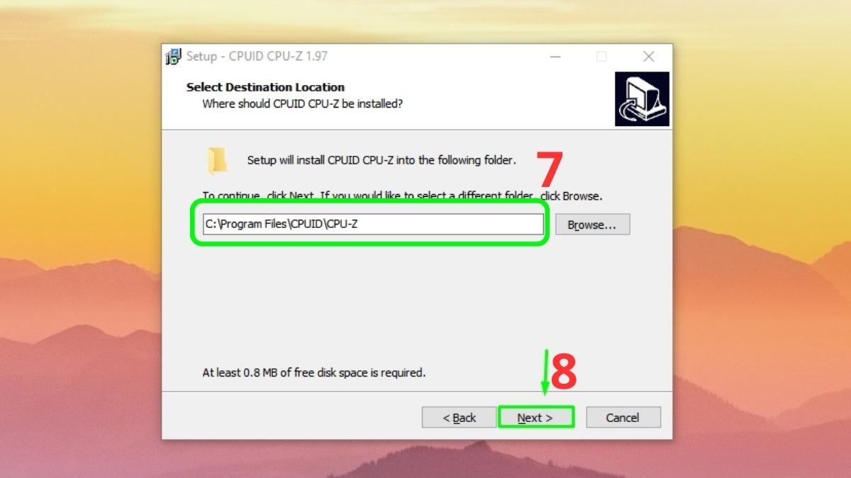 cách xem cấu hình là gì bằng phần mềm CPU-Z bước 2 kế tiếp