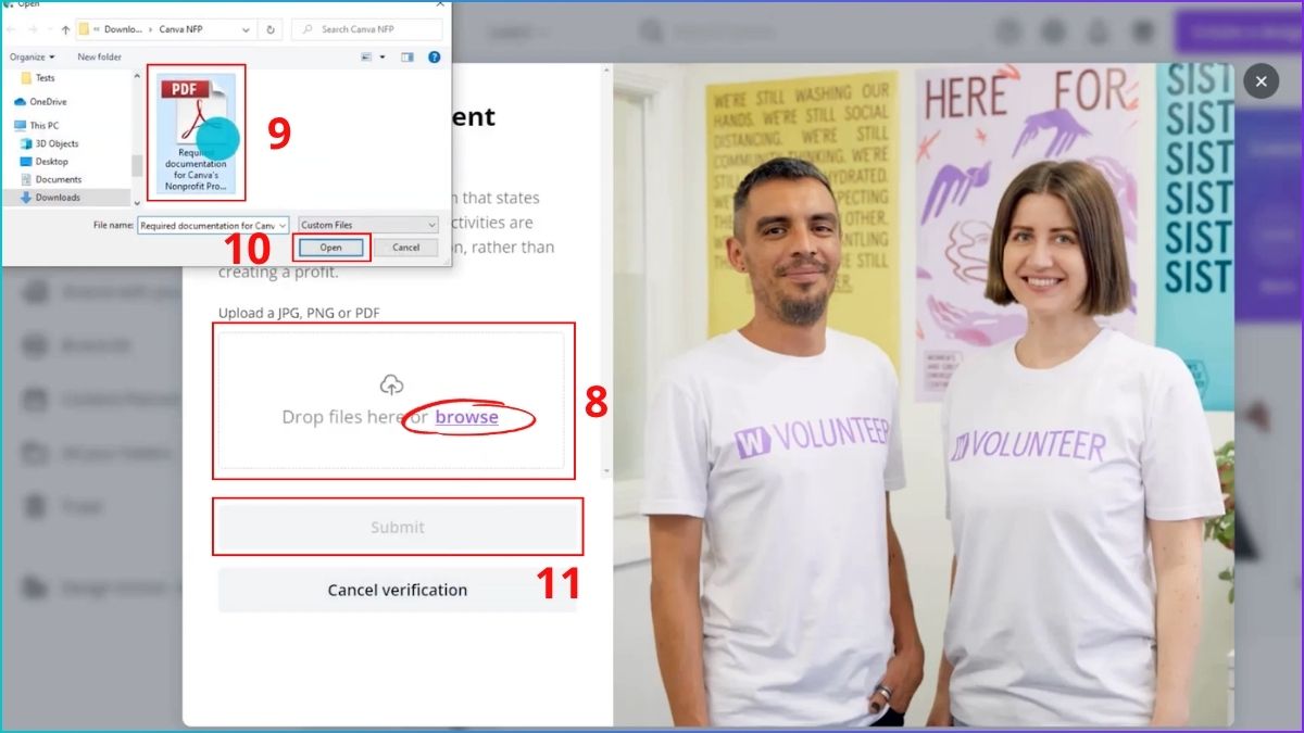 Cách đăng ký Canva Nonprofit bước 3