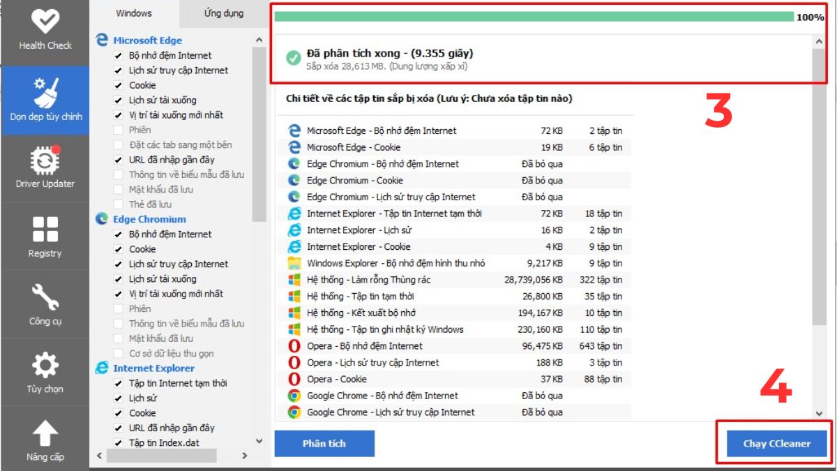 Dọn dẹp máy tính bằng CCleaner - bước 2