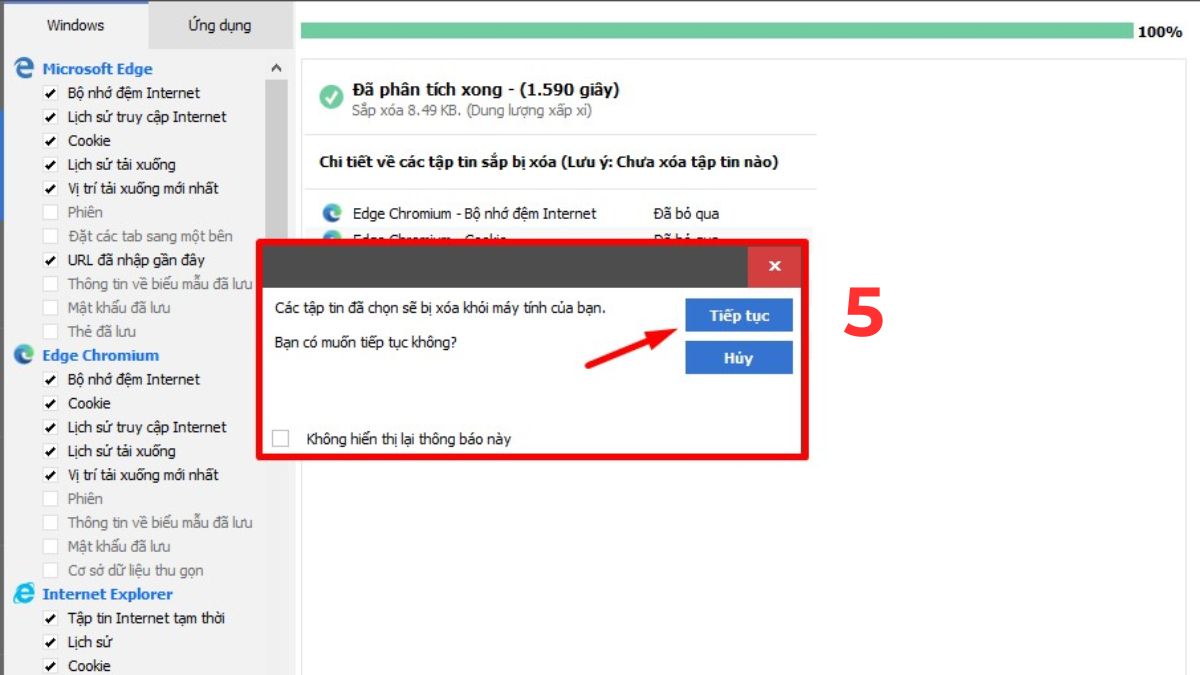 Dọn dẹp máy tính bằng CCleaner - bước 3