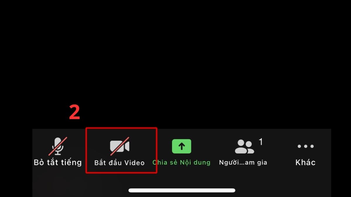 sử dụng Center Stage để bật/tắt ứng dụng video bên thứ ba bước 2
