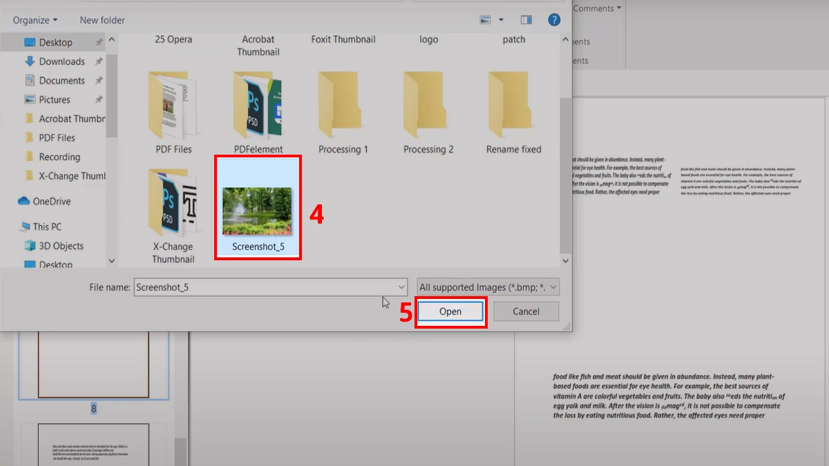 Cách chèn ảnh vào file PDF bằng nitro pdf classic - bước 2