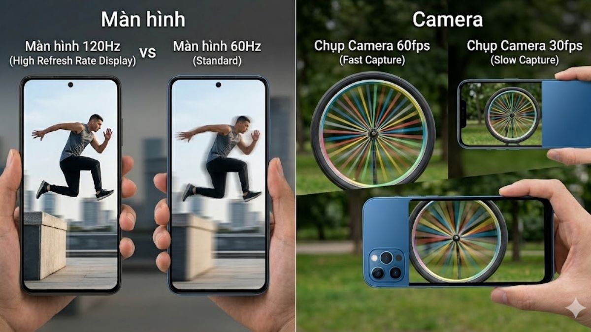 Nguyên nhân chụp màn hình máy tính bằng điện thoại bị nhiễu - Sự khác biệt giữa tần số quét màn hình và camera điện thoại