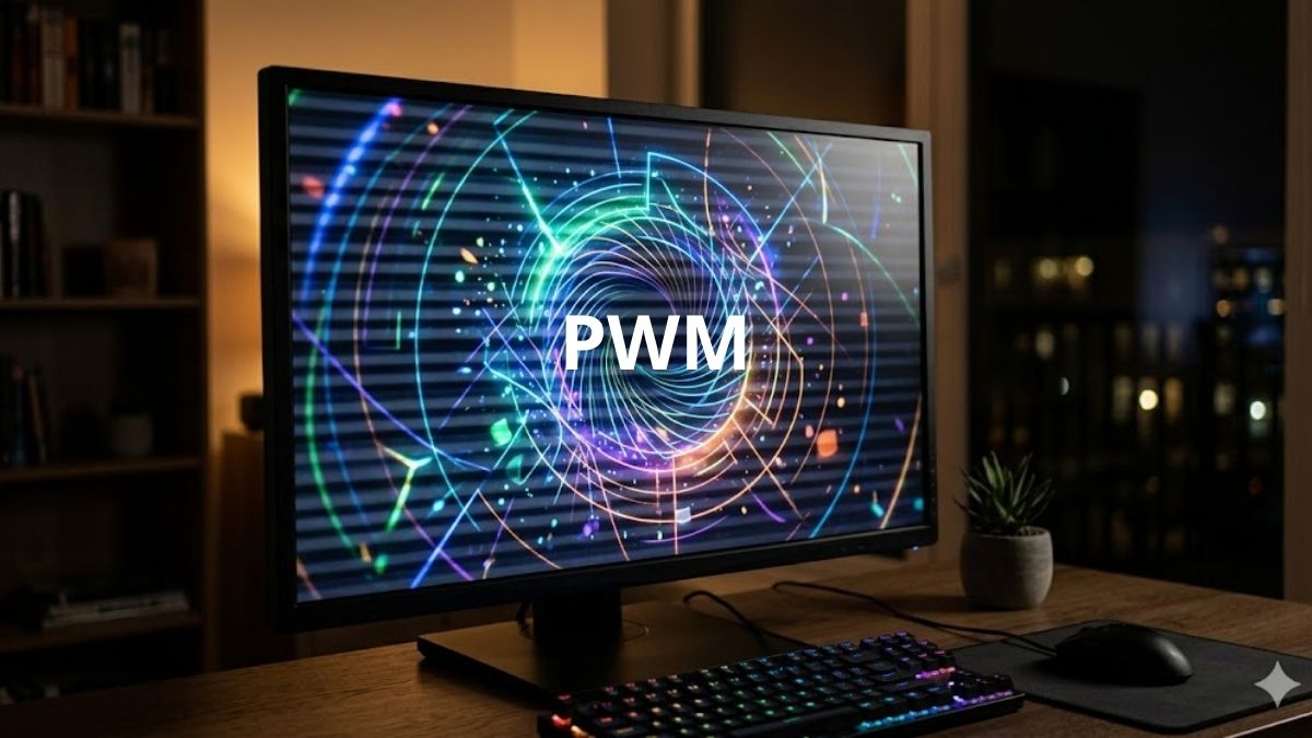 Nguyên nhân chụp màn hình máy tính bằng điện thoại bị nhiễu - Màn hình dùng công nghệ PWM điều chỉnh độ sáng