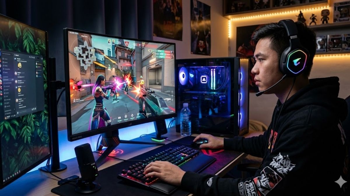  thiết bị dễ gặp hiện tượng chụp màn hình máy tính bằng điện thoại bị nhiễu - màn hình gaming tần số cao