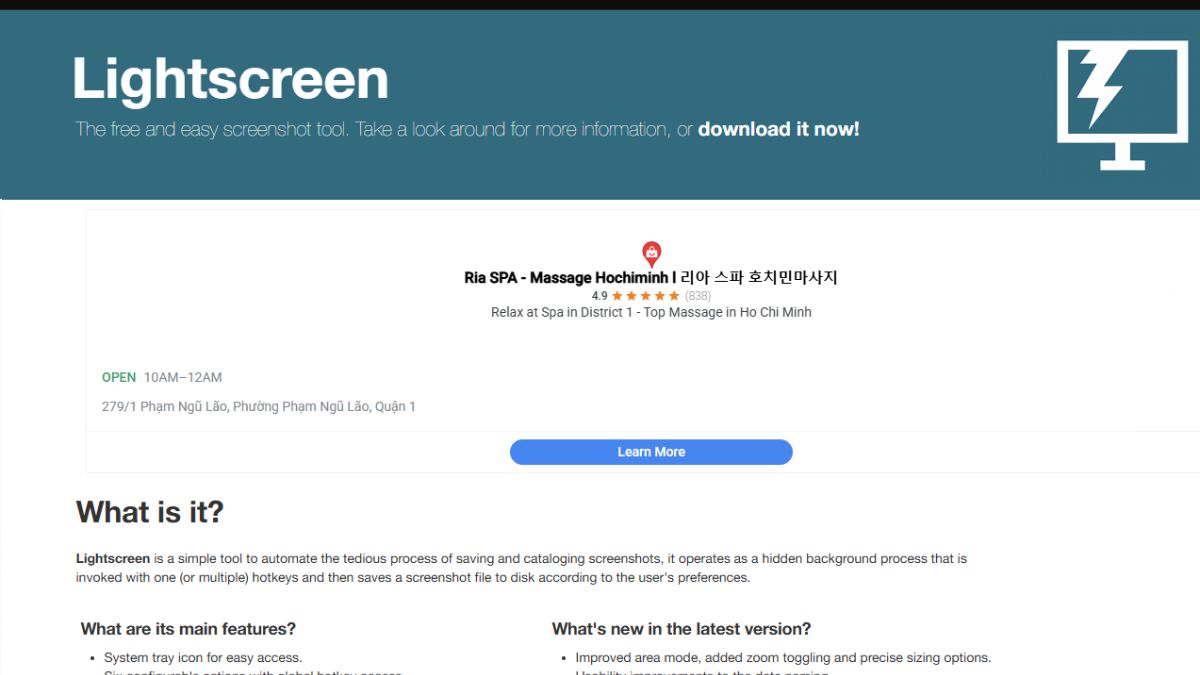 chụp màn hình MacBook bằng lightscreen