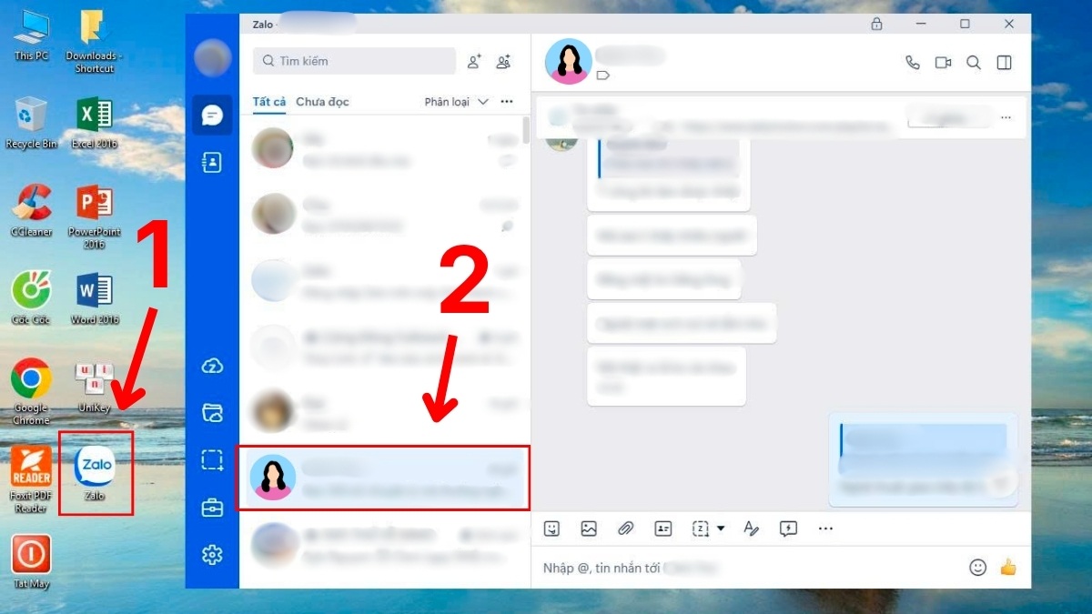 chụp màn hình Zalo trên máy tính bằng snipping tool bước 1