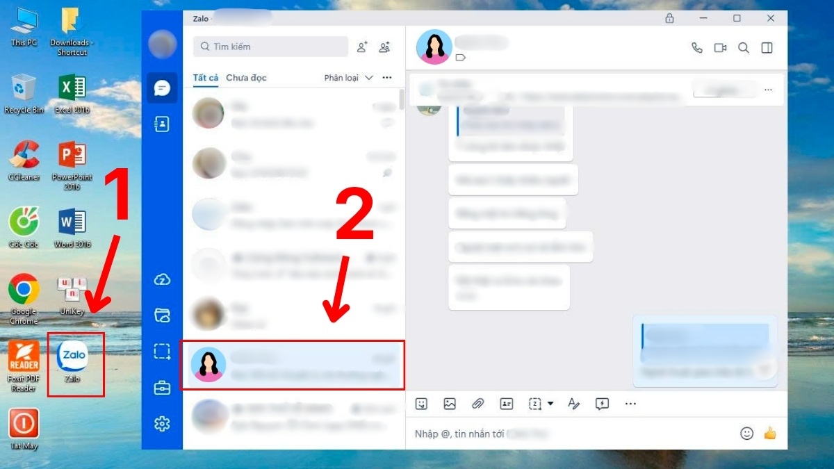 chụp màn hình Zalo trên máy tính bằng game bar bước 1