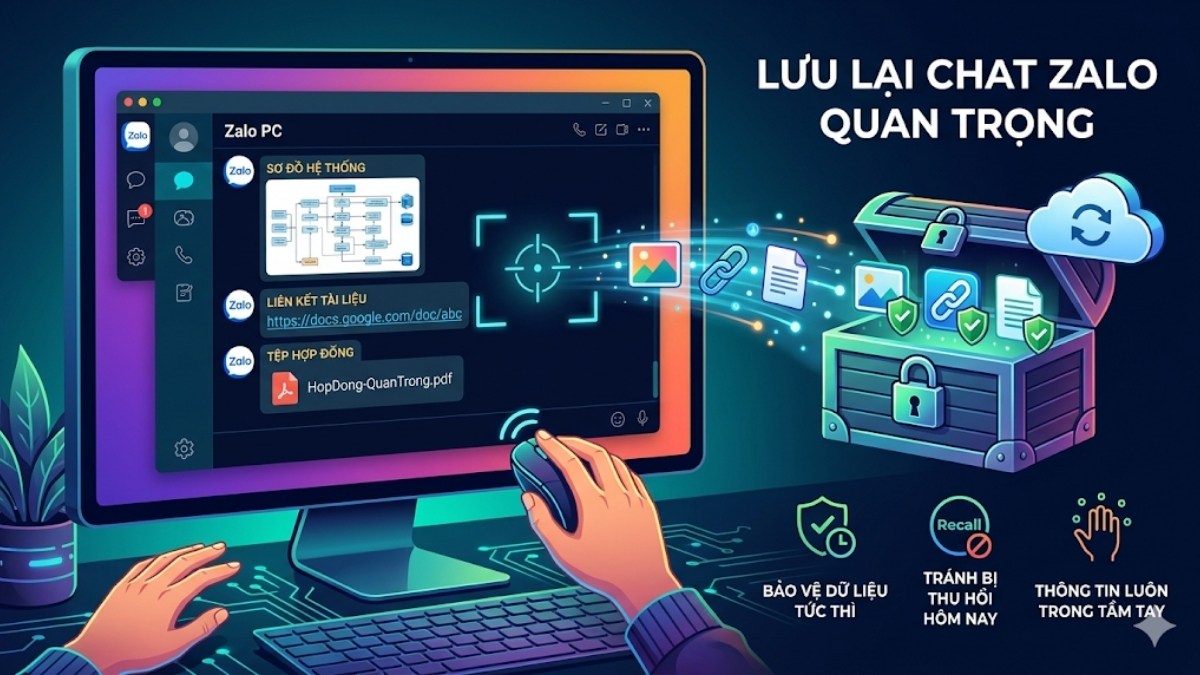 Khi nào cần chụp màn hình Zalo trên máy tính? lưu lại hình ảnh