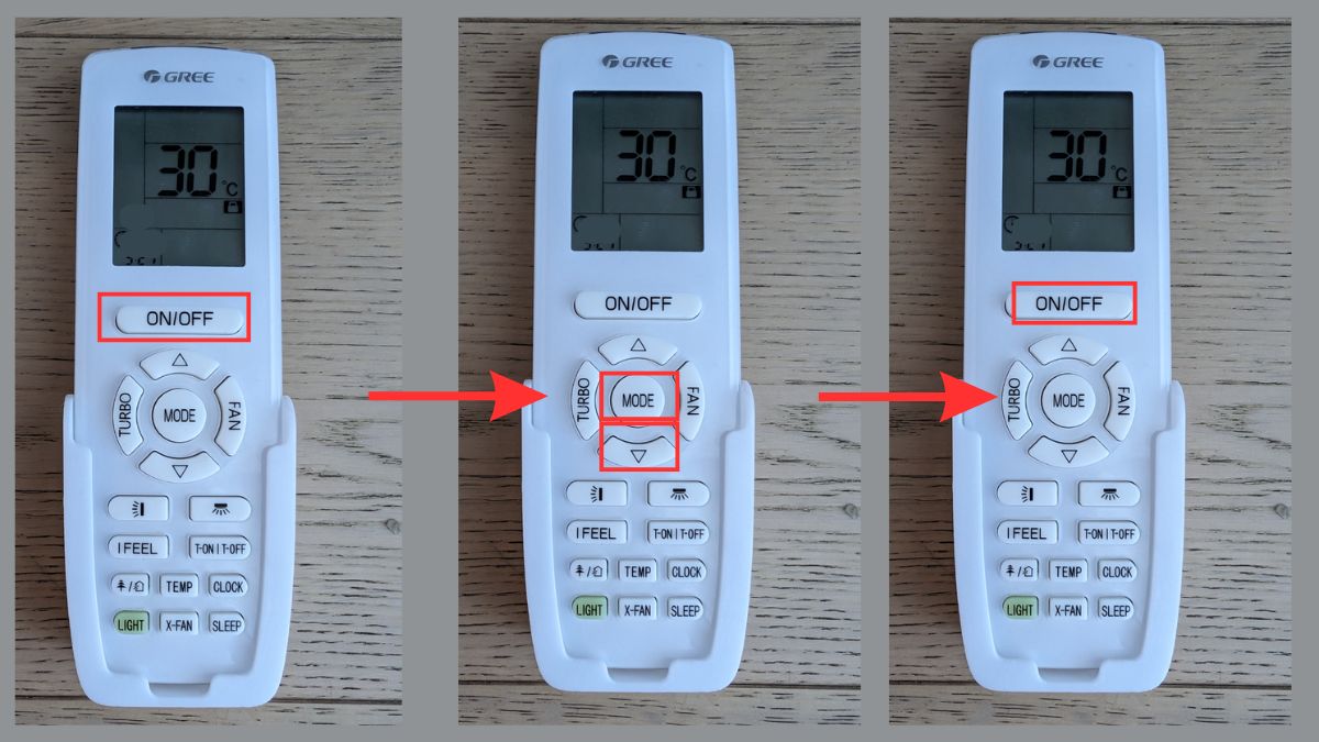 Hướng dẫn chuyển độ F sang độ C điều hòa Gree