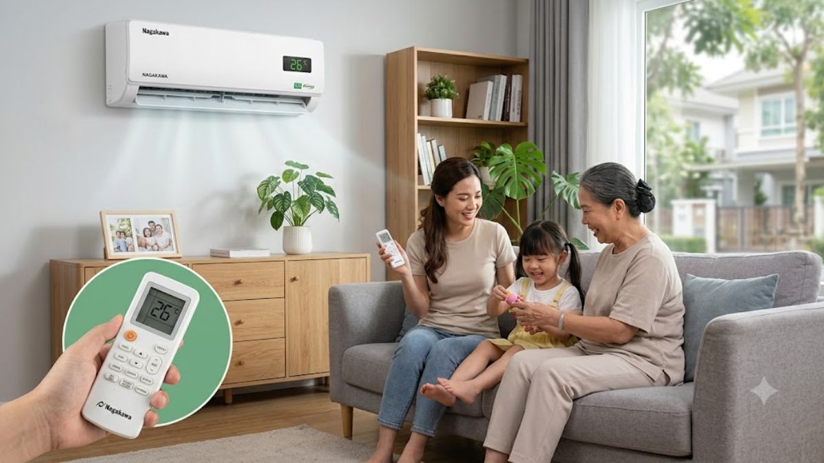Điều hòa Nagakawa nên cài bao nhiêu độ C?