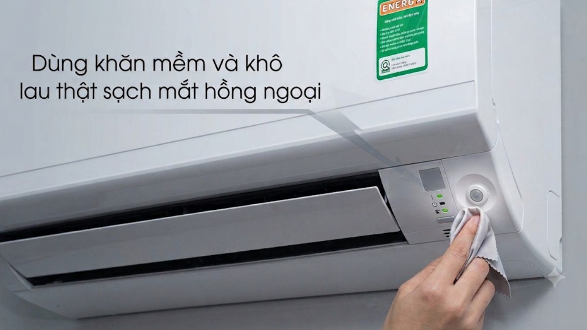 Làm sạch mắt hồng ngoại