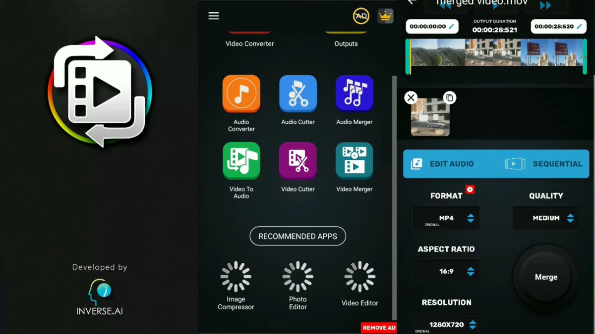 Chuyển MOV sang MP4 trên điện thoại android