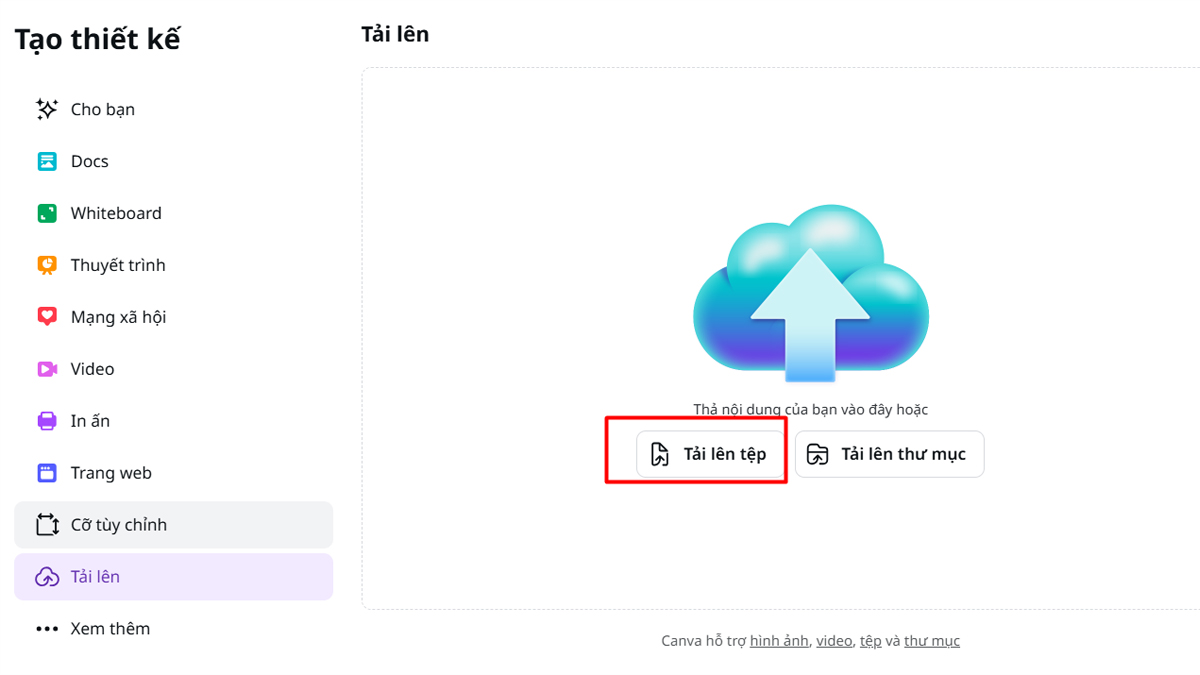 Cách chuyển đổi PNG sang JPG bằng canva - bước 1