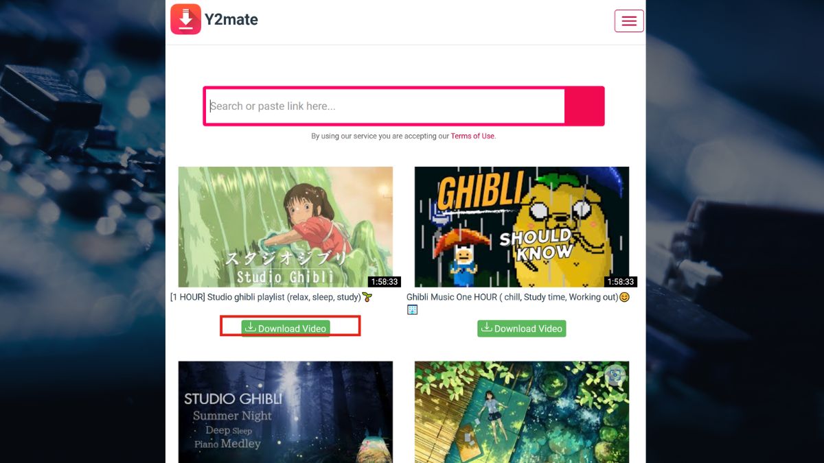 cách chuyển YouTube sang MP4 bằng Y2Mate - bước 3