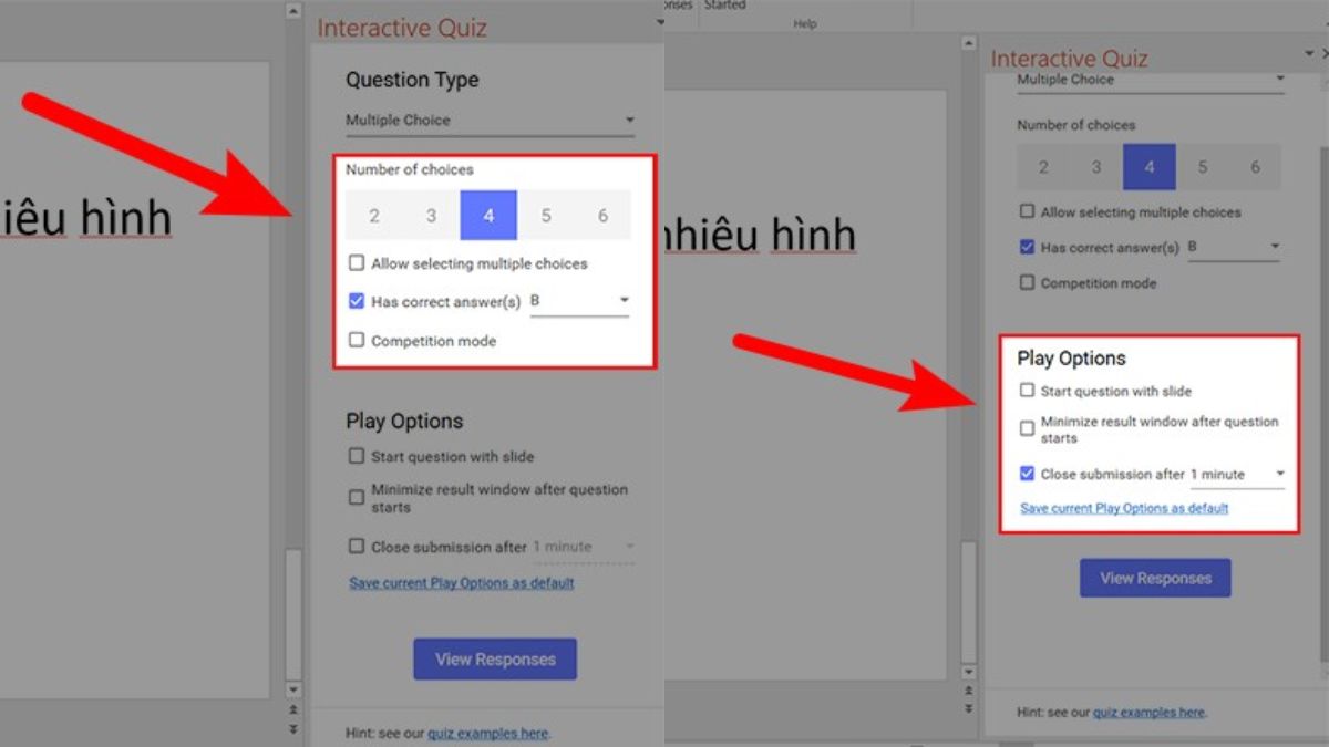 Hướng dẫn tạo câu hỏi trên ClassPoint - bước 3