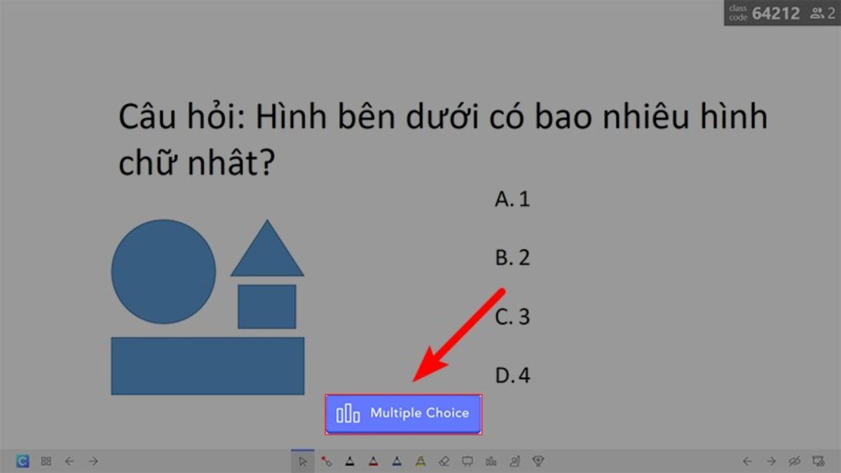 Hướng dẫn tạo câu hỏi trên ClassPoint - bước 4
