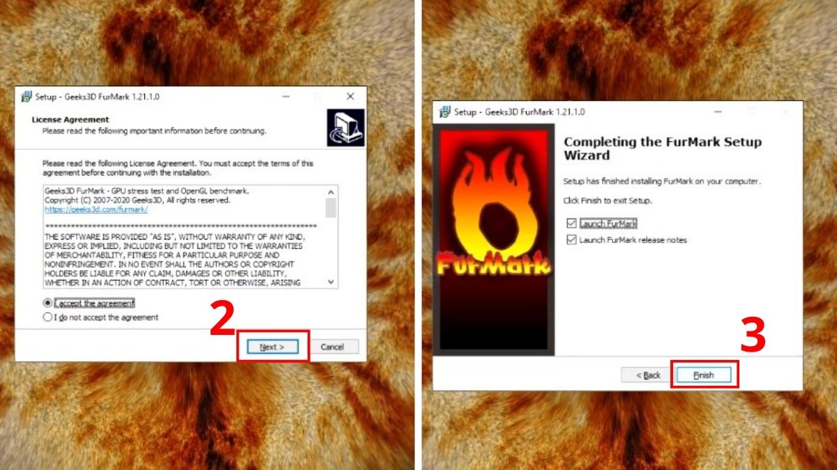 Cách test bằng benchmark (Furmark, 3DMark) bước 2