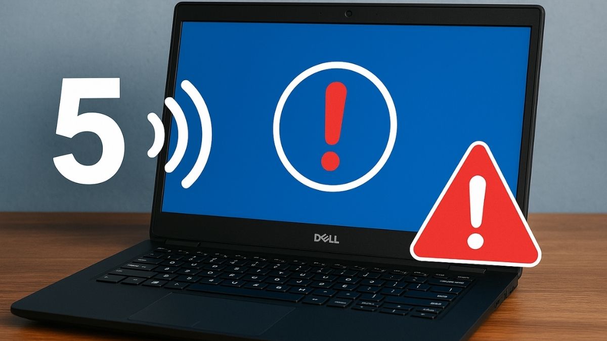 Dell kêu 5 bip là lỗi gì?