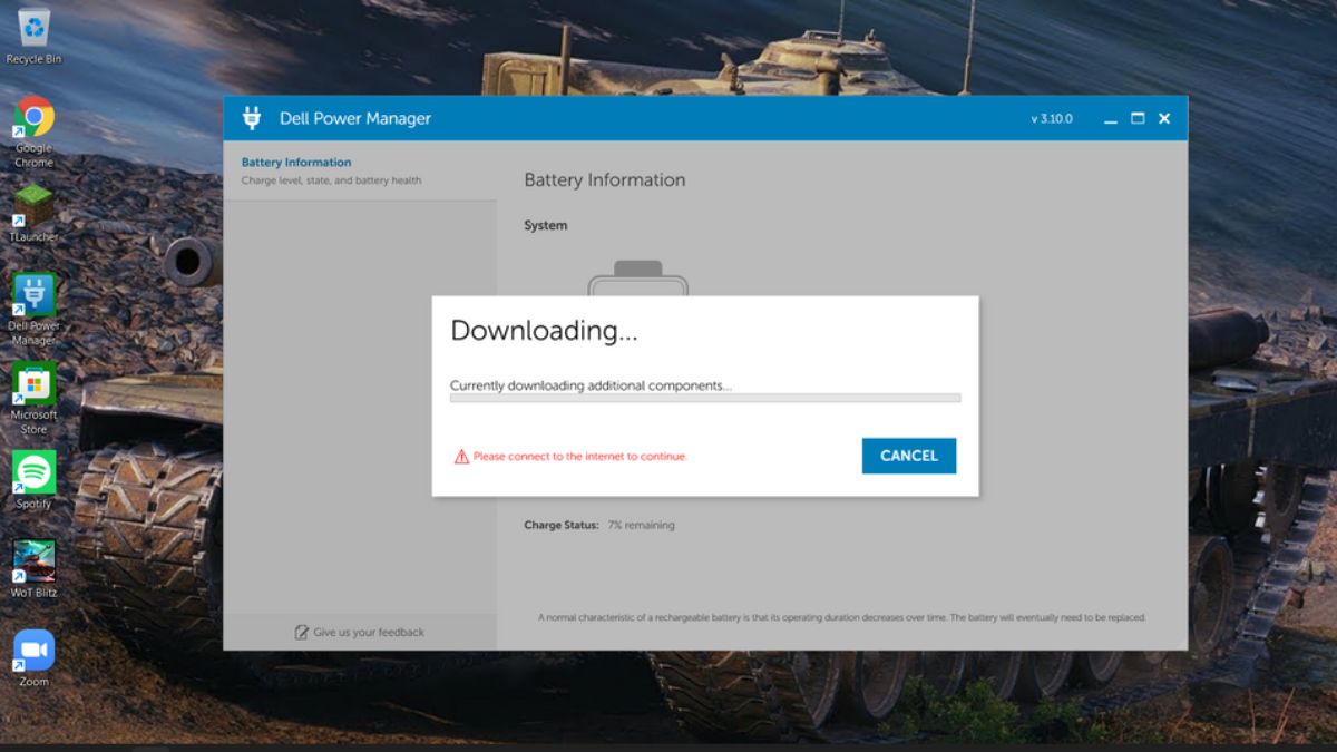 Dell Power Manager không hoạt động