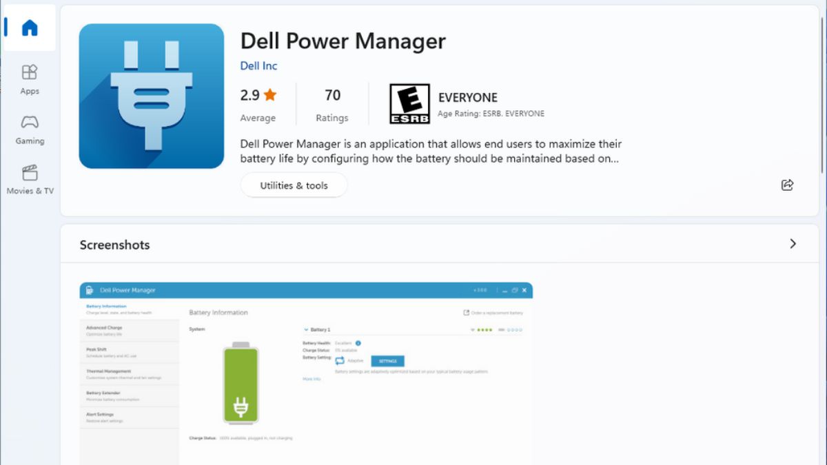 Ưu nhược điểm của Dell Power Manager