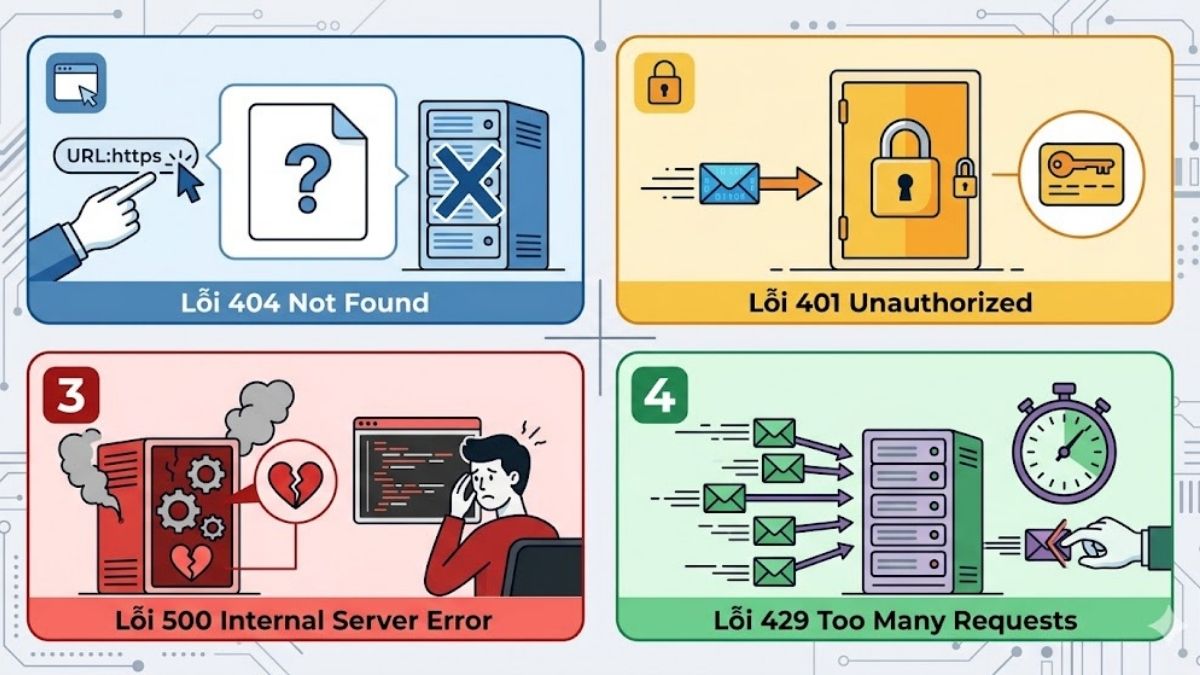 Những lỗi thường gặp khi sử dụng Endpoint là gì?