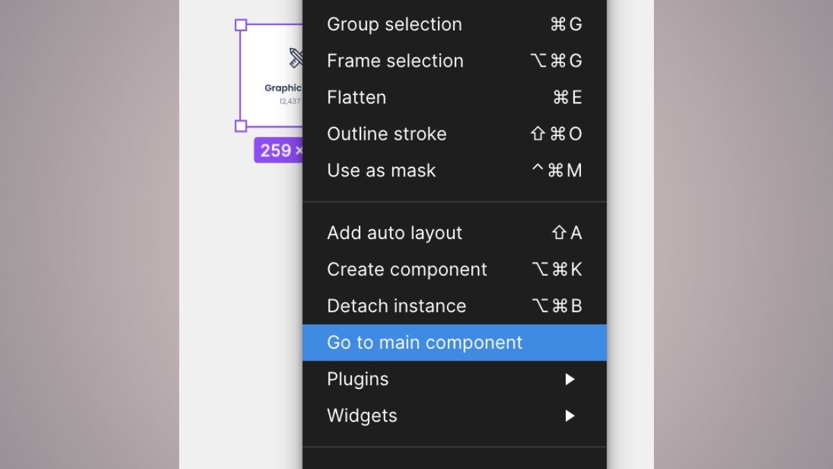 Cách tạo Figma Component - bước 4