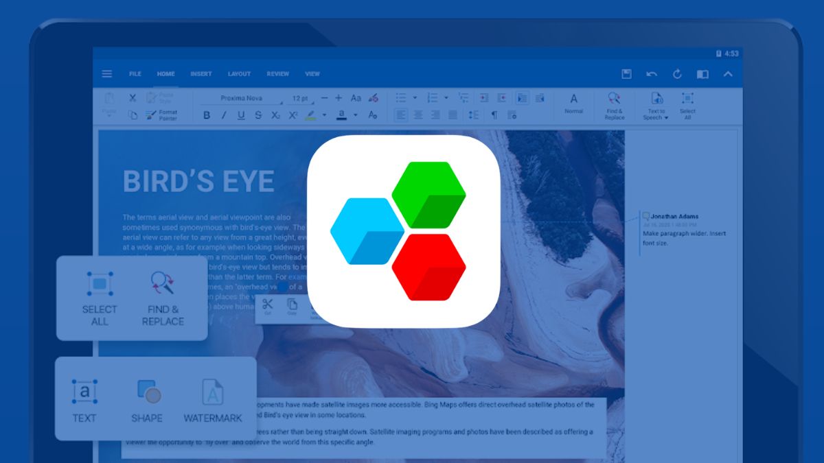 Các phần mềm đọc file DOCX - OfficeSuite & PDF Editor