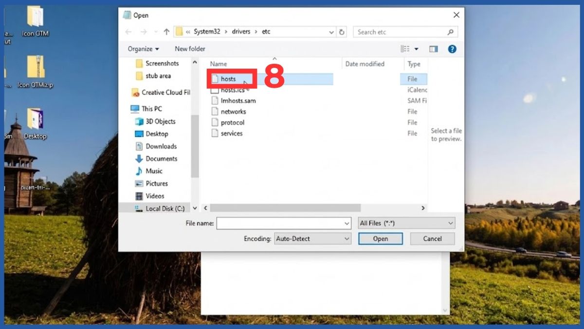 Chỉnh sửa file Hosts Windows 10 với quyền Admin bước 2 còn lại