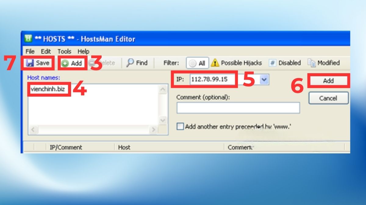 Sử dụng công cụ bên thứ ba bước 2 còn lại
