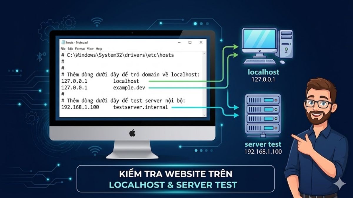 Khi nào cần chỉnh sửa file Host Win 10? chuyển domain sang IP khác
