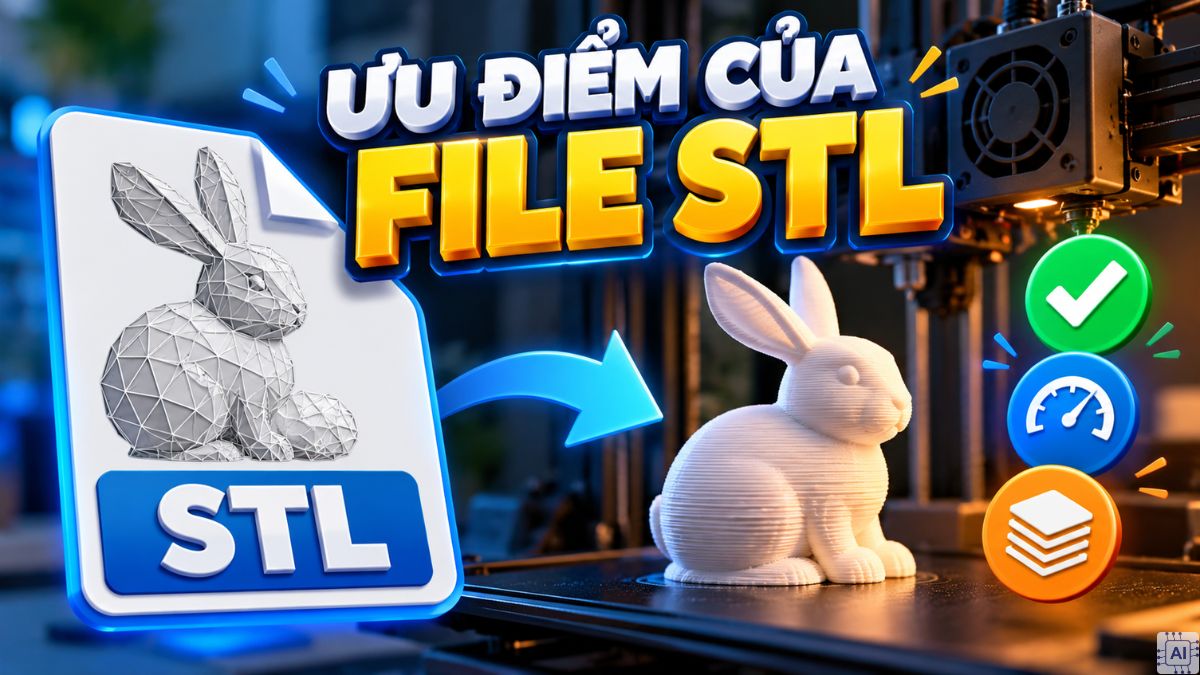 Ưu điểm của file STL là gì?
