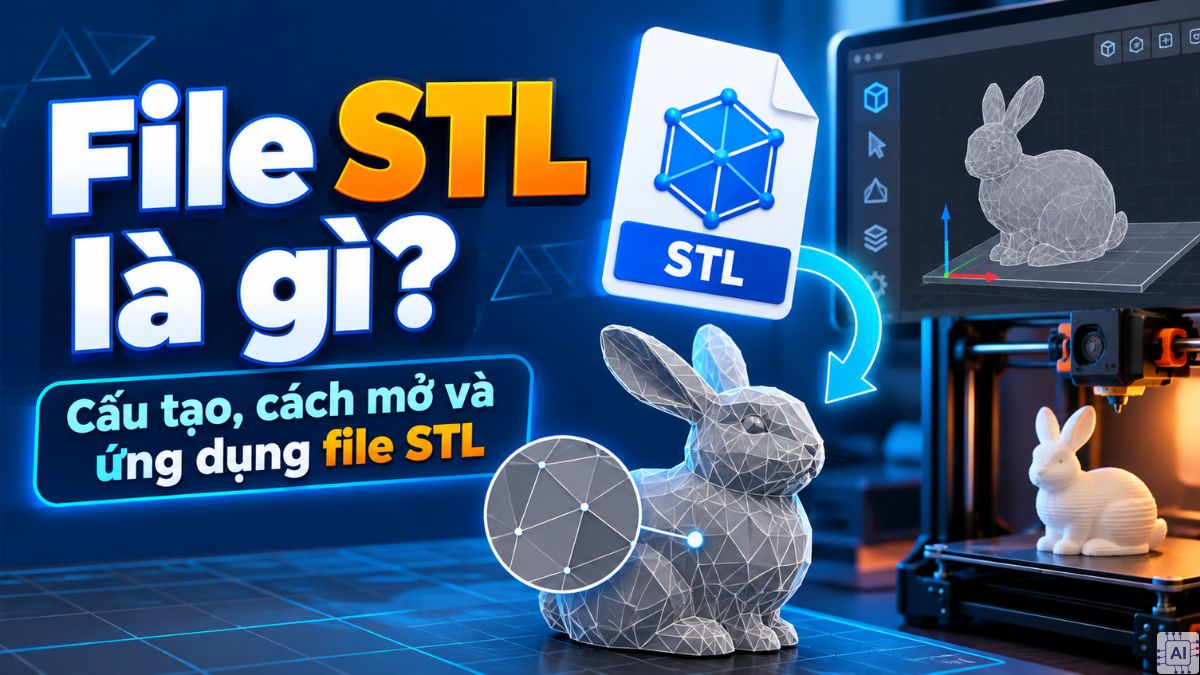 File STL là gì? Cấu tạo, cách mở và ứng dụng file STL