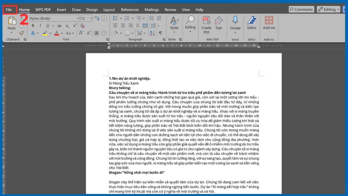 Cách fix lỗi khung căn lề Word hiện nhiều dòng bằng sửa lỗi text boundaries bước 2