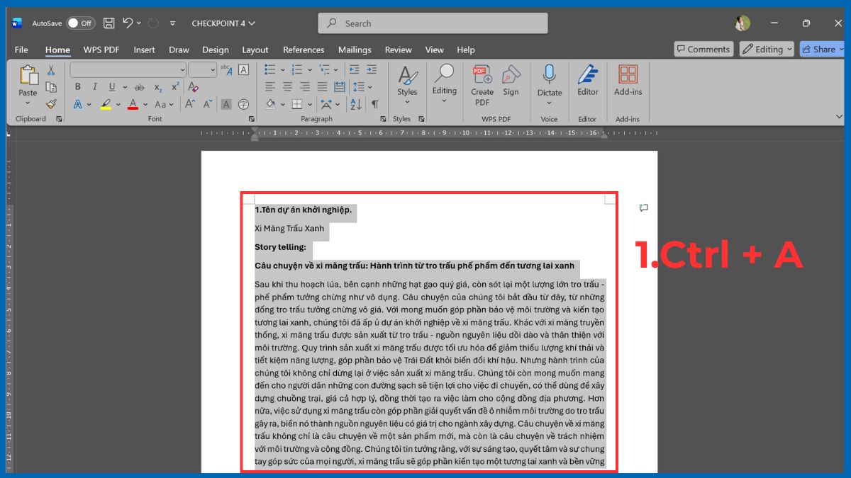 Cách fix lỗi khung căn lề Word hiện nhiều dòng bằng điều chỉnh căn lề bước 1