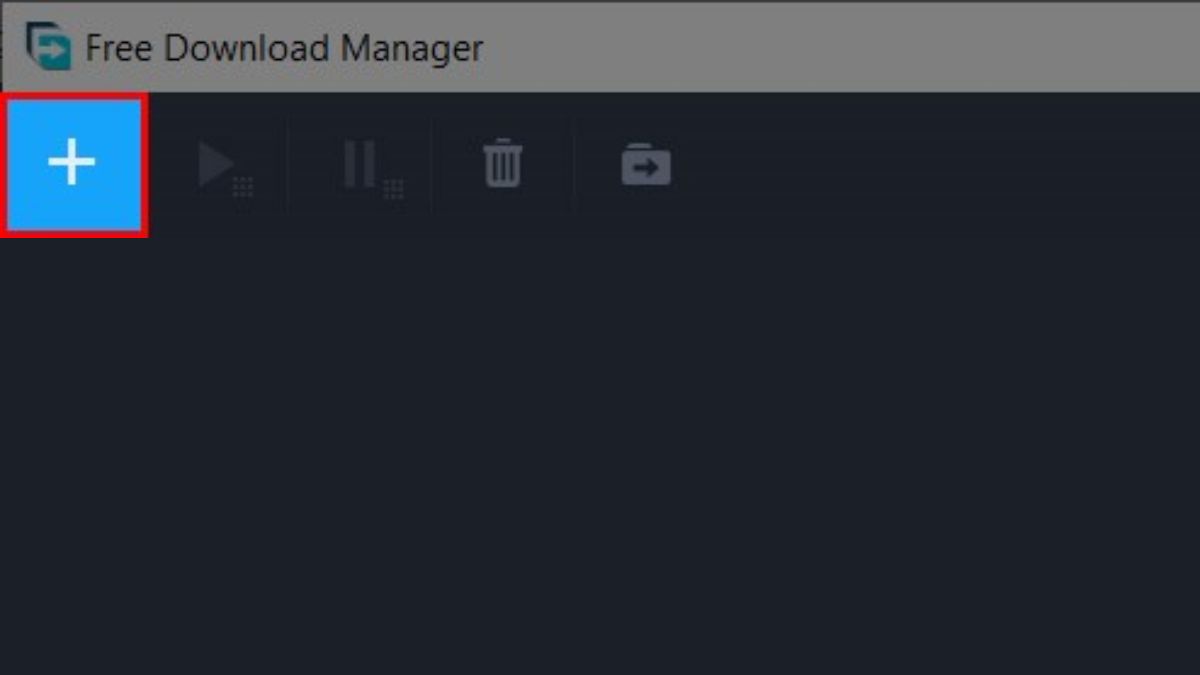 Cách download file bằng Free Download Manager - bước 1