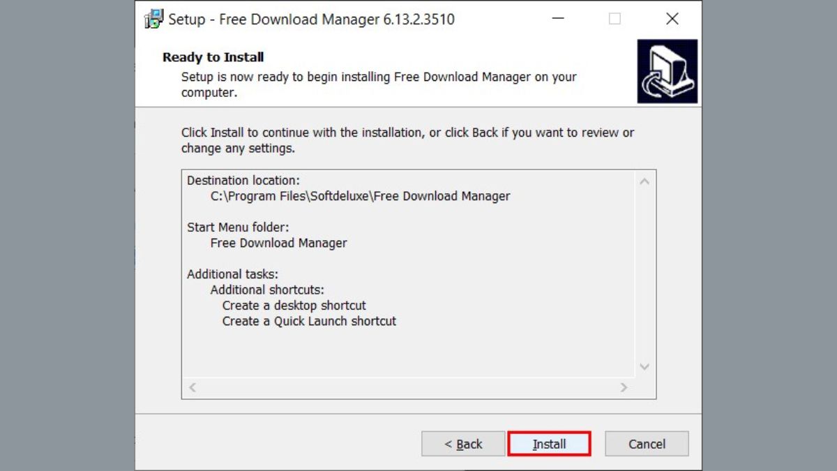 Hướng dẫn tải và cài đặt Free Download Manager - bước 3