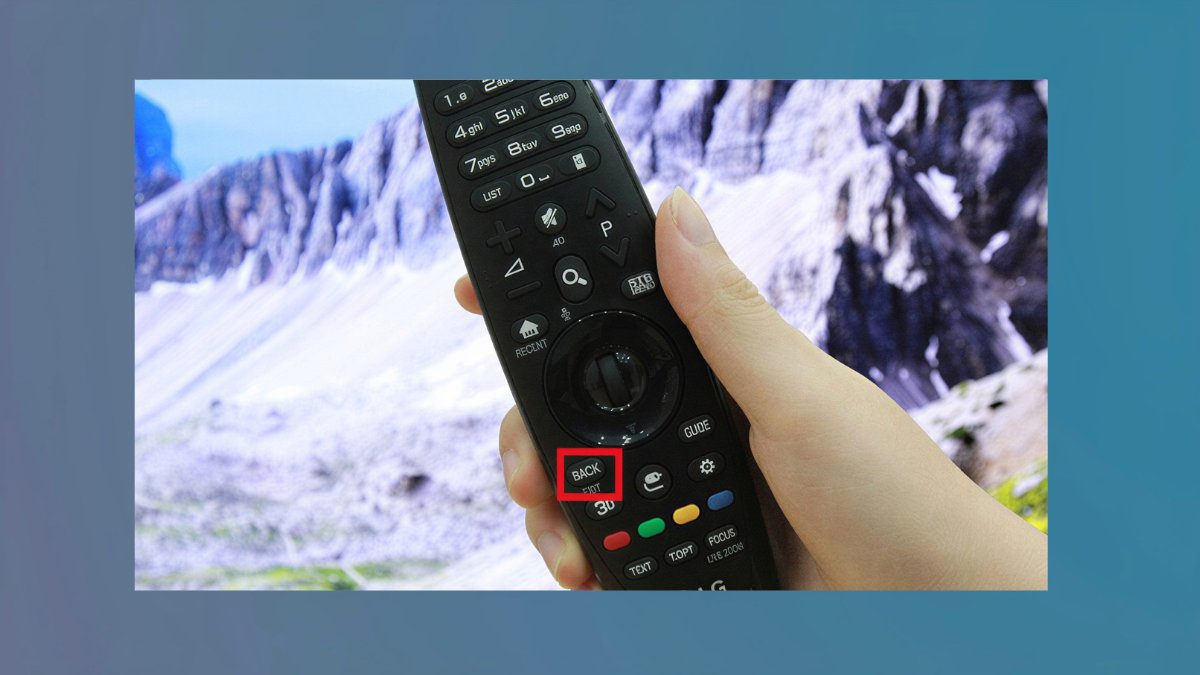 giải phóng bộ nhớ tivi LG bằng thoát ứng dụng qua nút back