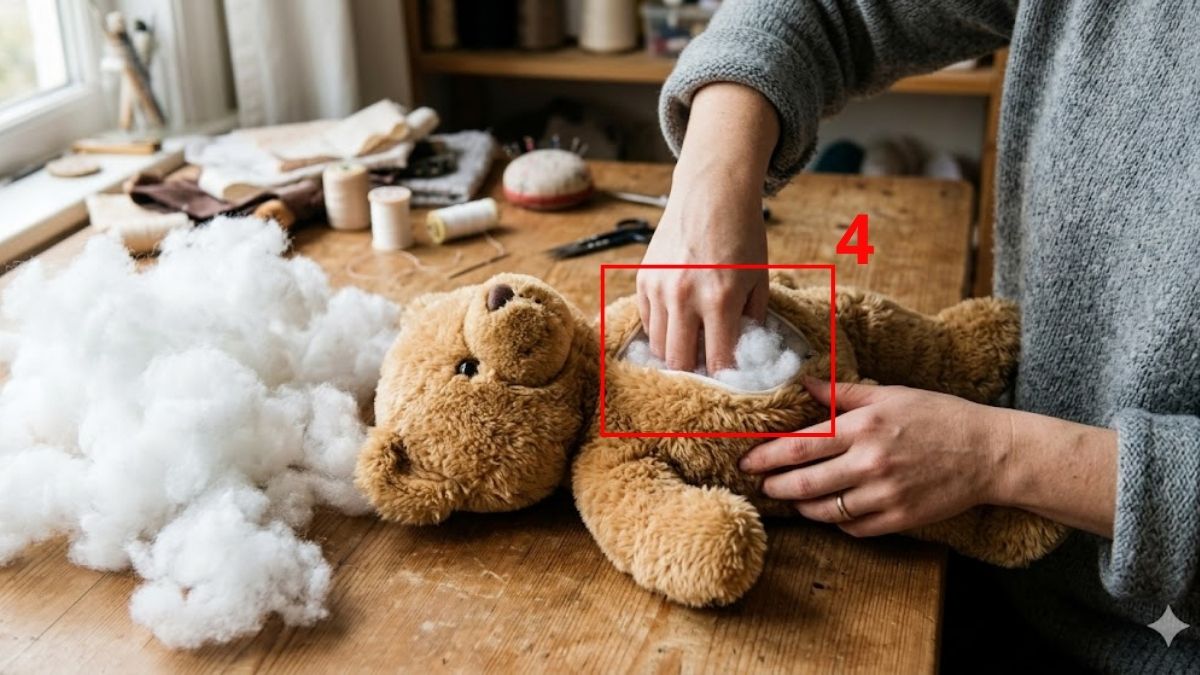 Cách giặt gấu bông bằng máy giặt với thú bông cỡ lớn bước 4