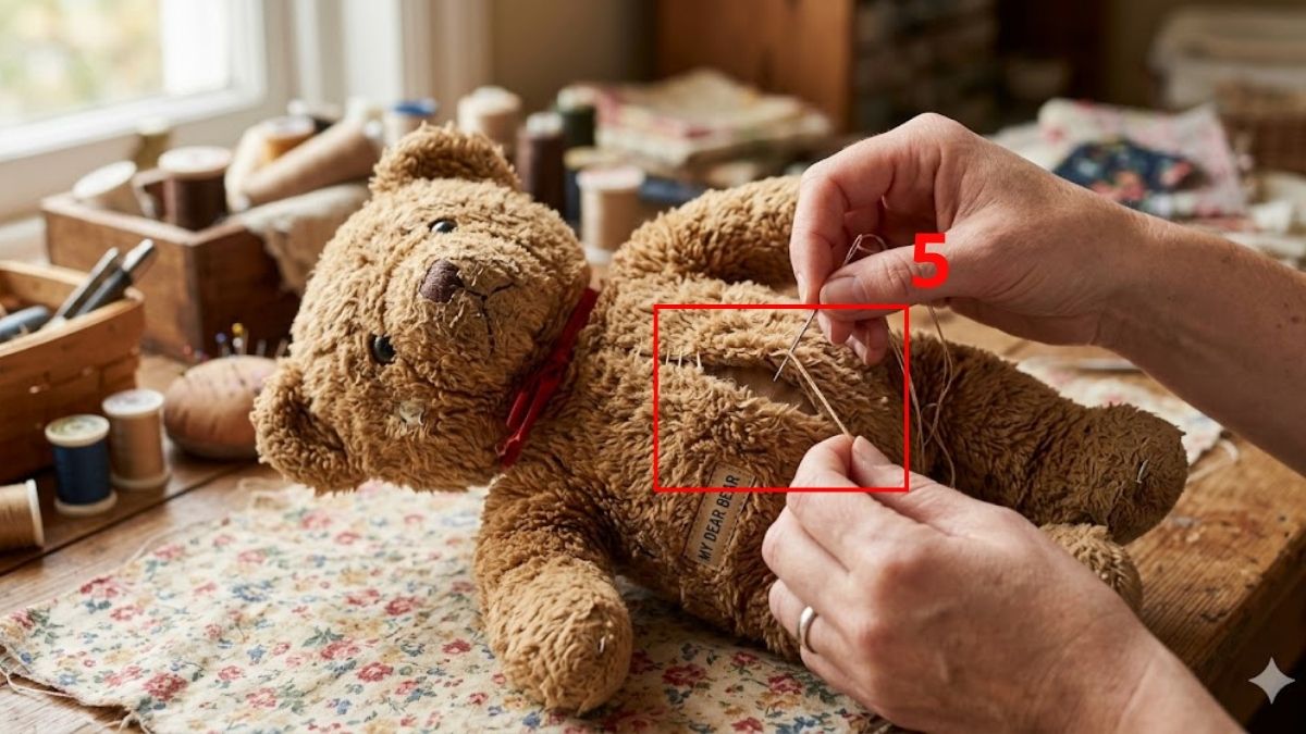 Cách giặt gấu bông bằng máy giặt với thú bông cỡ lớn bước 5