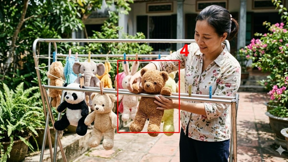 Phơi khô đúng cách bước 4