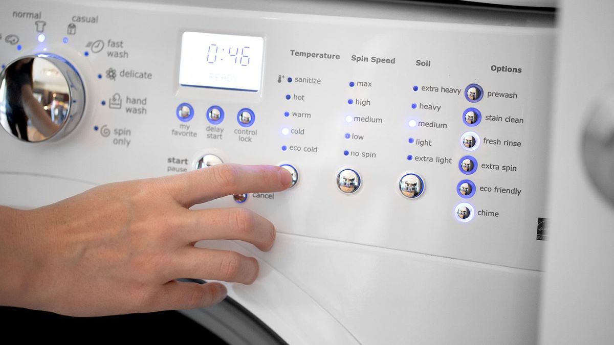 Chuẩn bị trước khi giặt thảm bằng máy giặt - chọn chế độ giặt