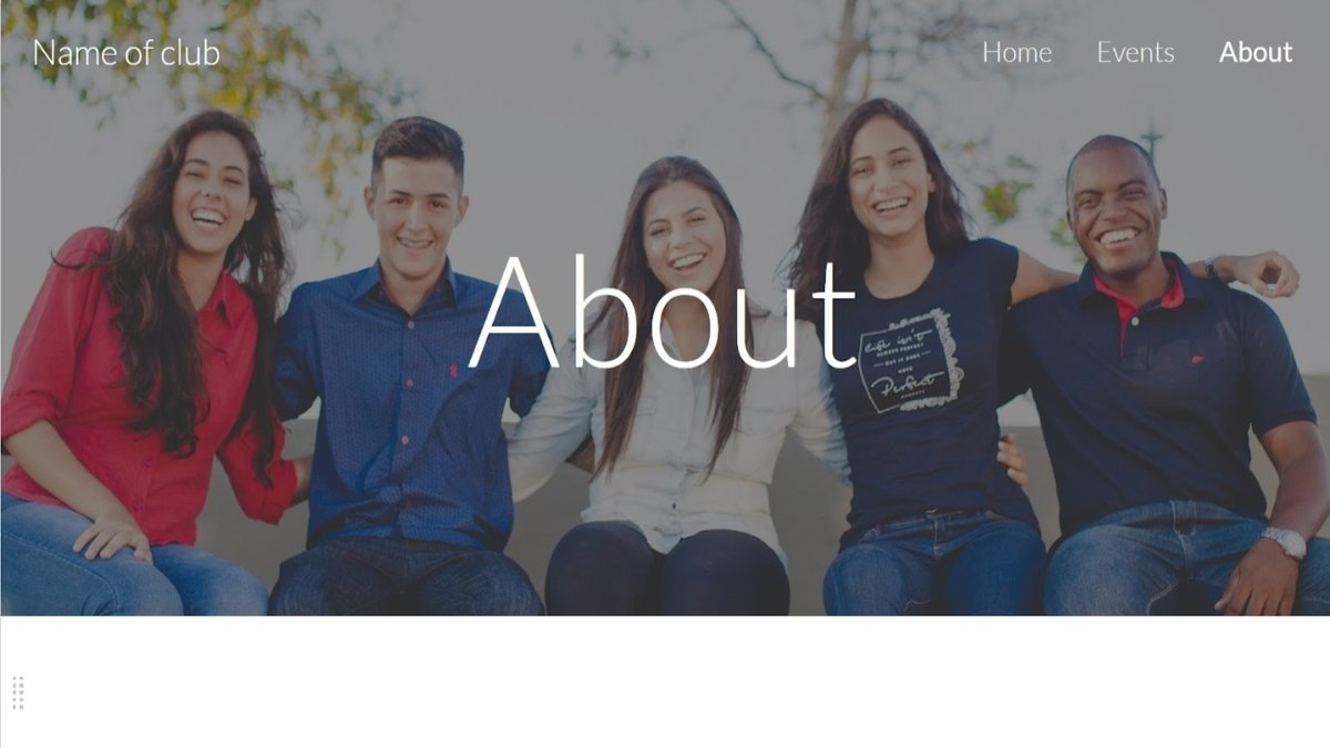 mẫu Google Site đơn giản