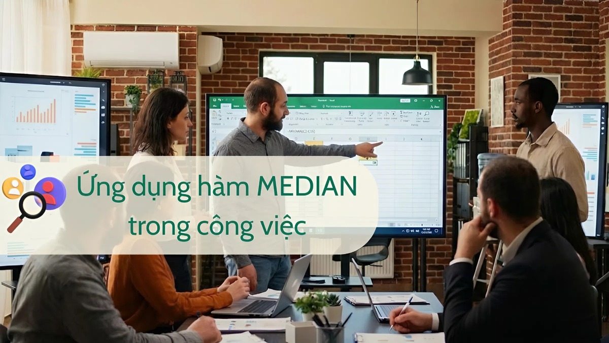 Ứng dụng hàm MEDIAN trong công việc