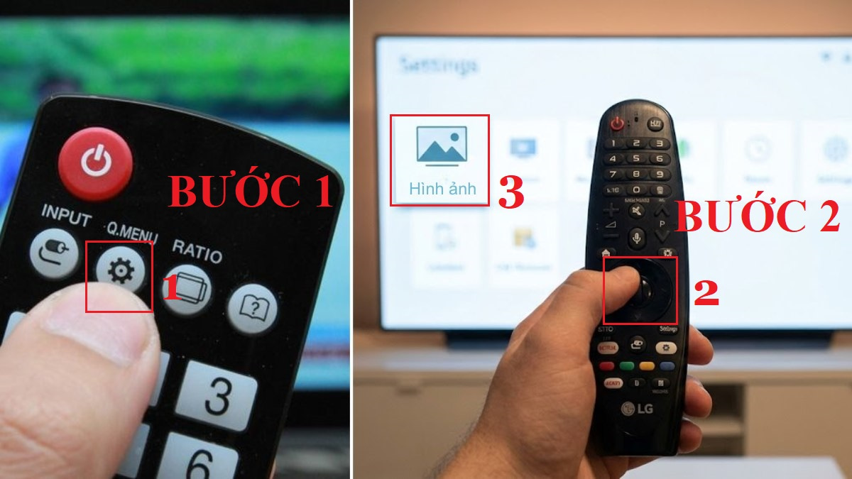 Cách chỉnh độ sáng tivi LG thường bước 2