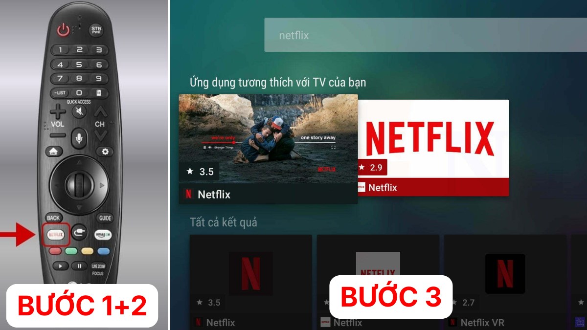 Hướng dẫn sử dụng Magic Remote tivi LG truy cập Netflix