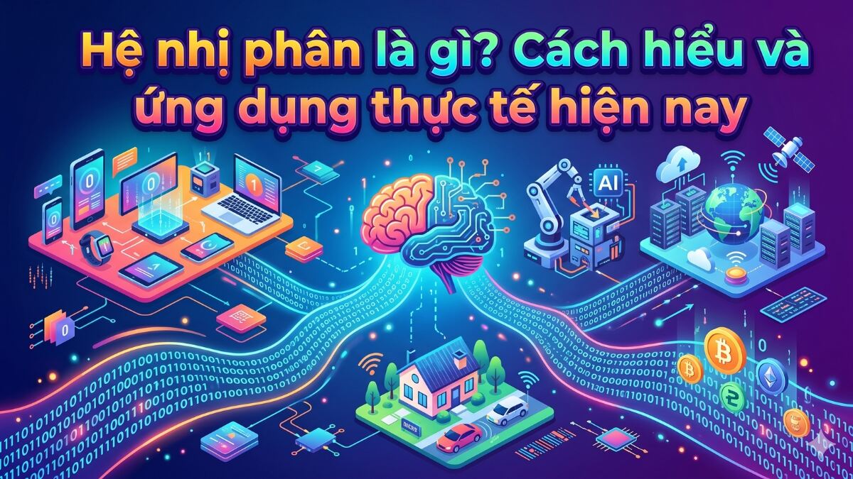 Hệ nhị phân là gì? Cách hiểu và ứng dụng thực tế hiện nay