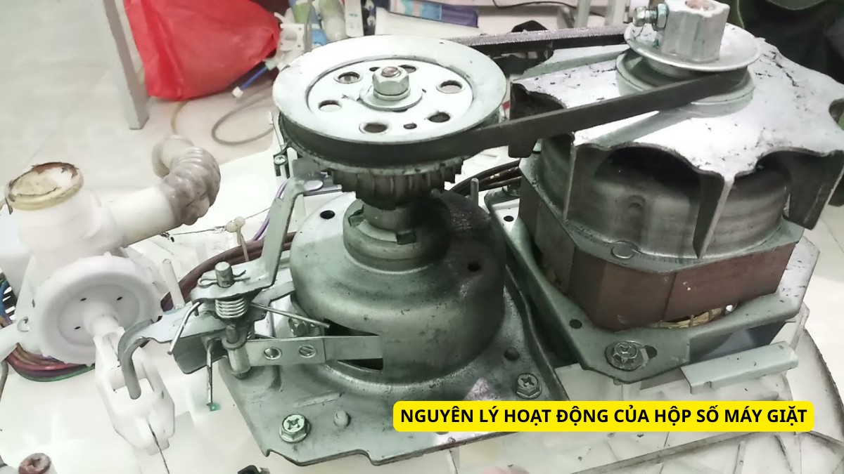 Nguyên lý hoạt động của hộp số máy giặt