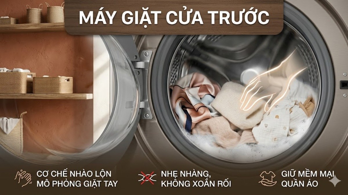 Máy giặt cửa trước
